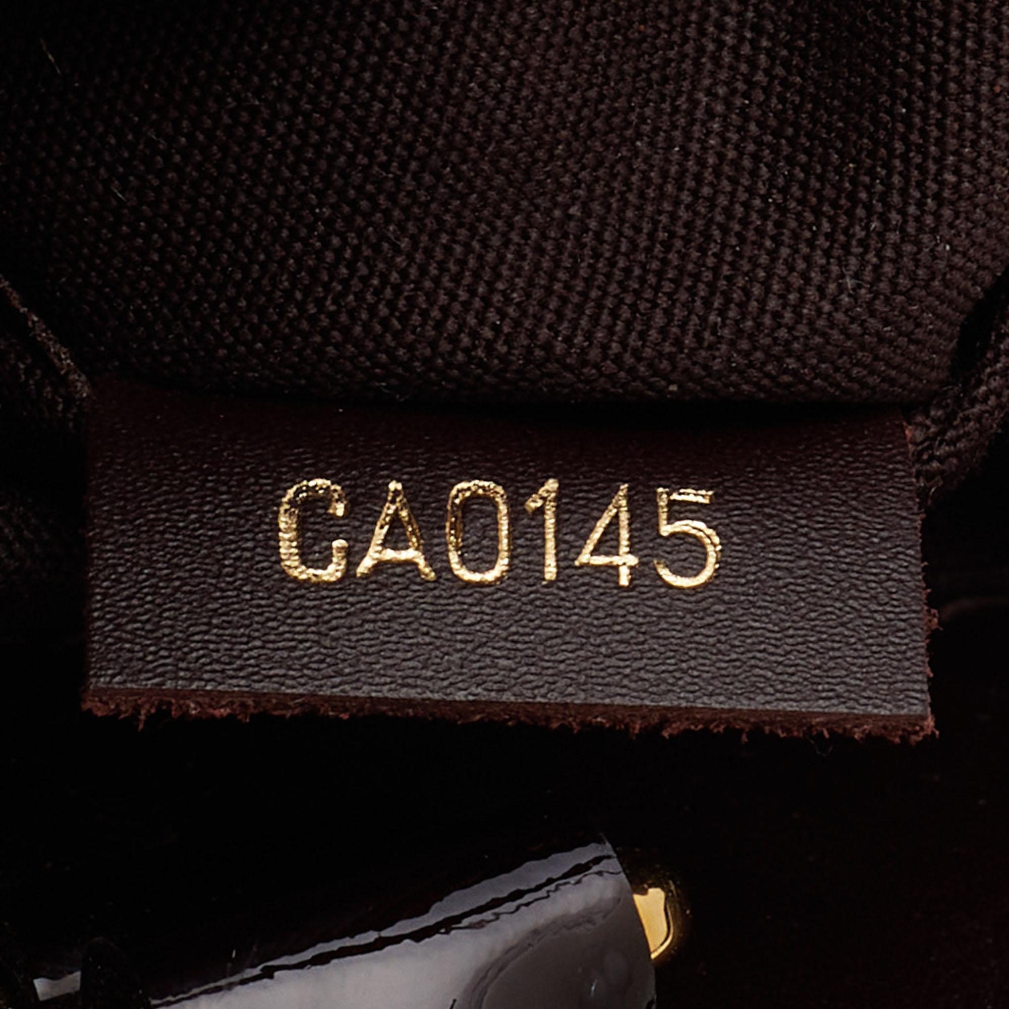 Louis Vuitton Amarante Monogram Vernis Montaigne BB Bag 1