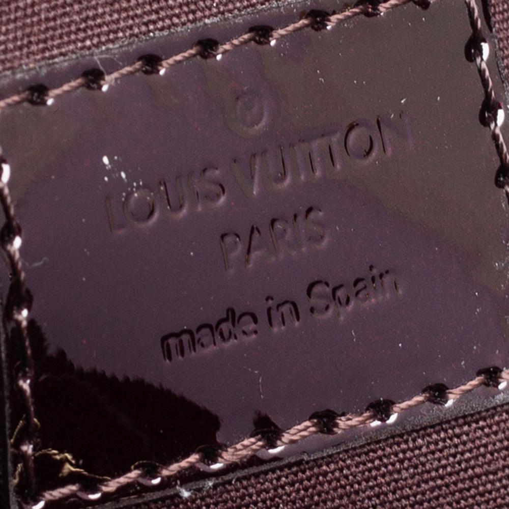 Louis Vuitton Amarante Monogram Vernis Montaigne MM Bag 5