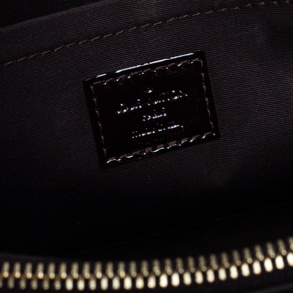 Louis Vuitton Amarante Monogram Vernis Montaigne MM Bag 3