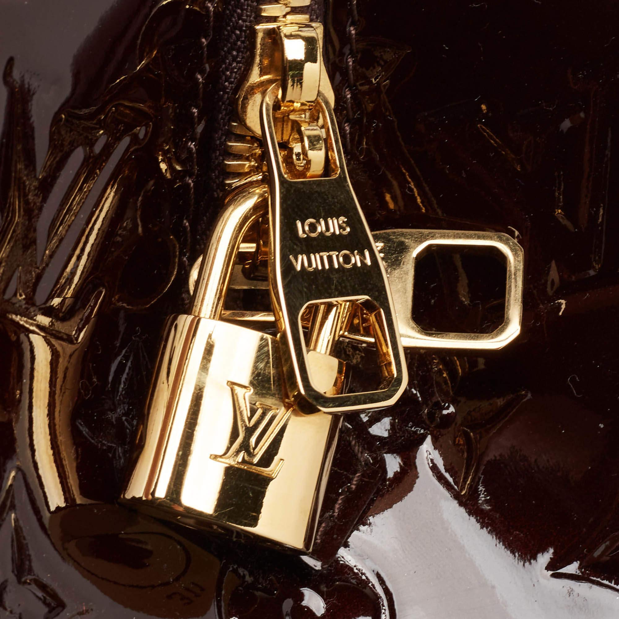 Louis Vuitton Amarante Monogram Vernis Montana Bag For Sale 1