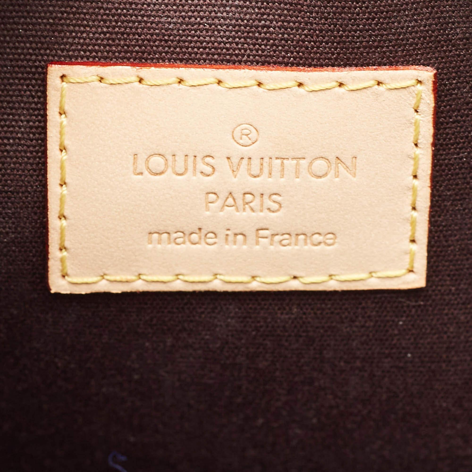 Louis Vuitton Amarante Monogram Vernis Montana Bag For Sale 4