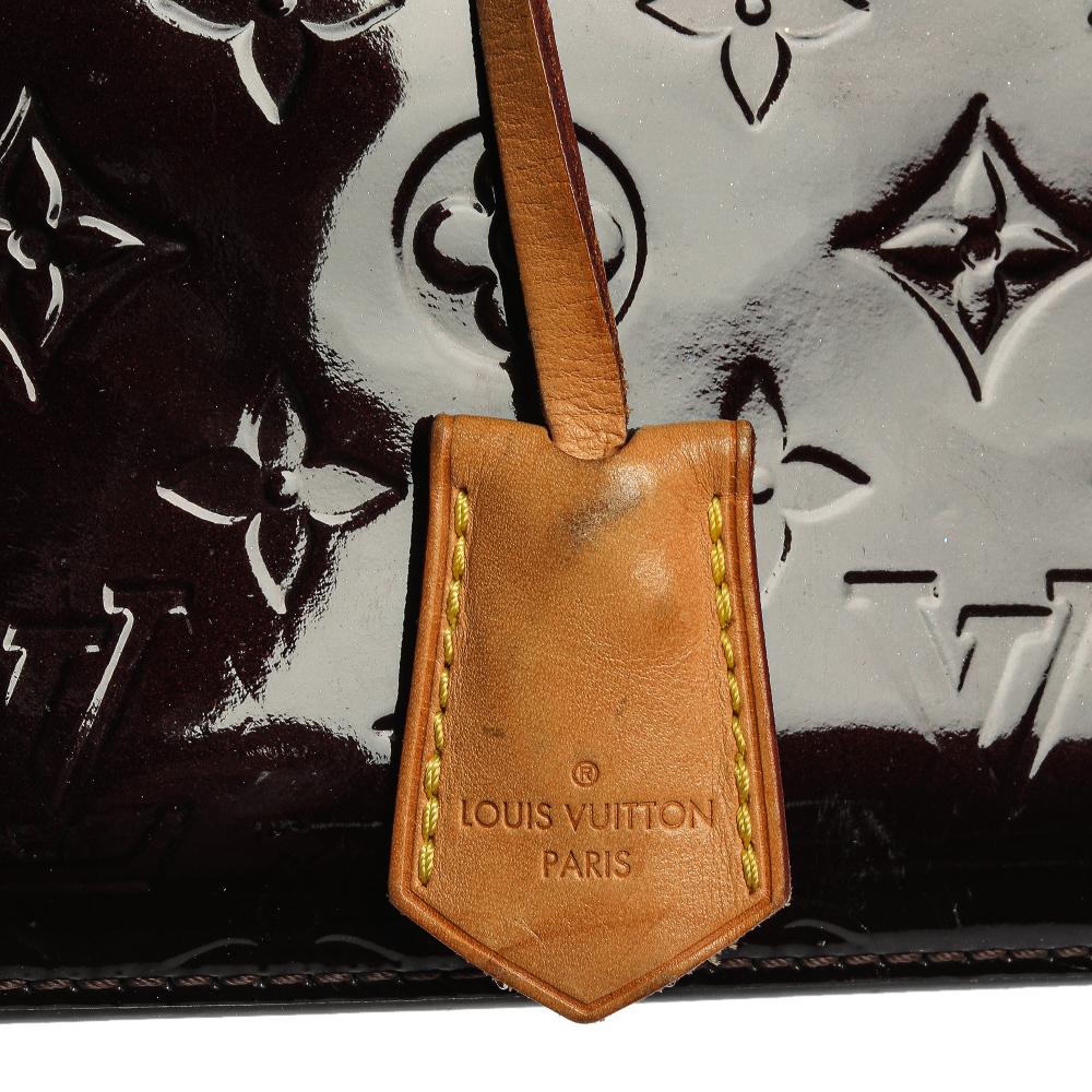 Louis Vuitton Amarante Monogram Vernis Montebello MM Bag 9