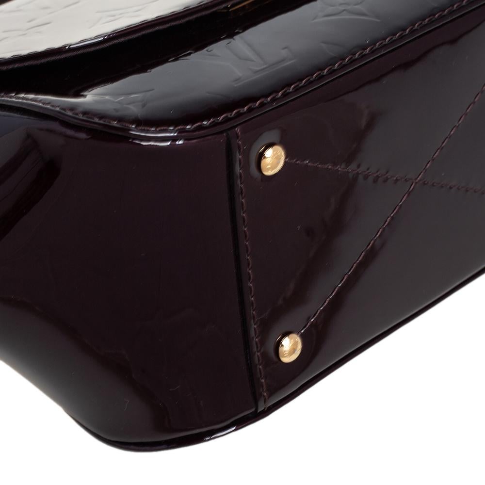 Louis Vuitton Amarante Monogram Vernis Pasadena Bag 5