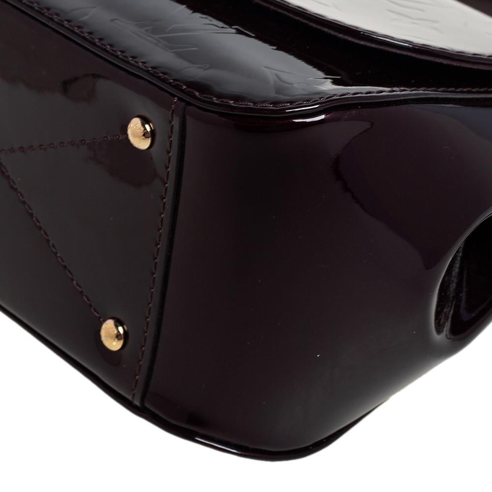 Louis Vuitton Amarante Monogram Vernis Pasadena Bag 6