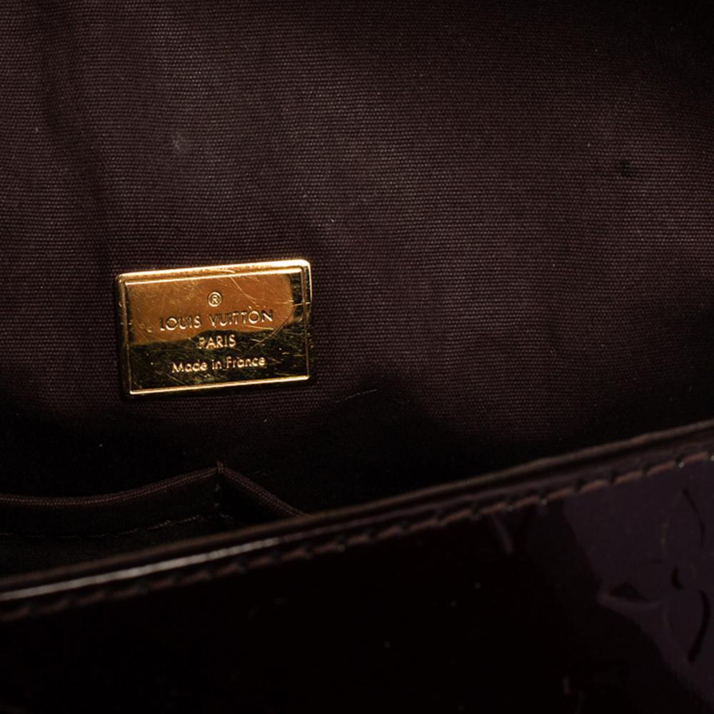 Louis Vuitton Amarante Monogram Vernis Pasadena Bag 5