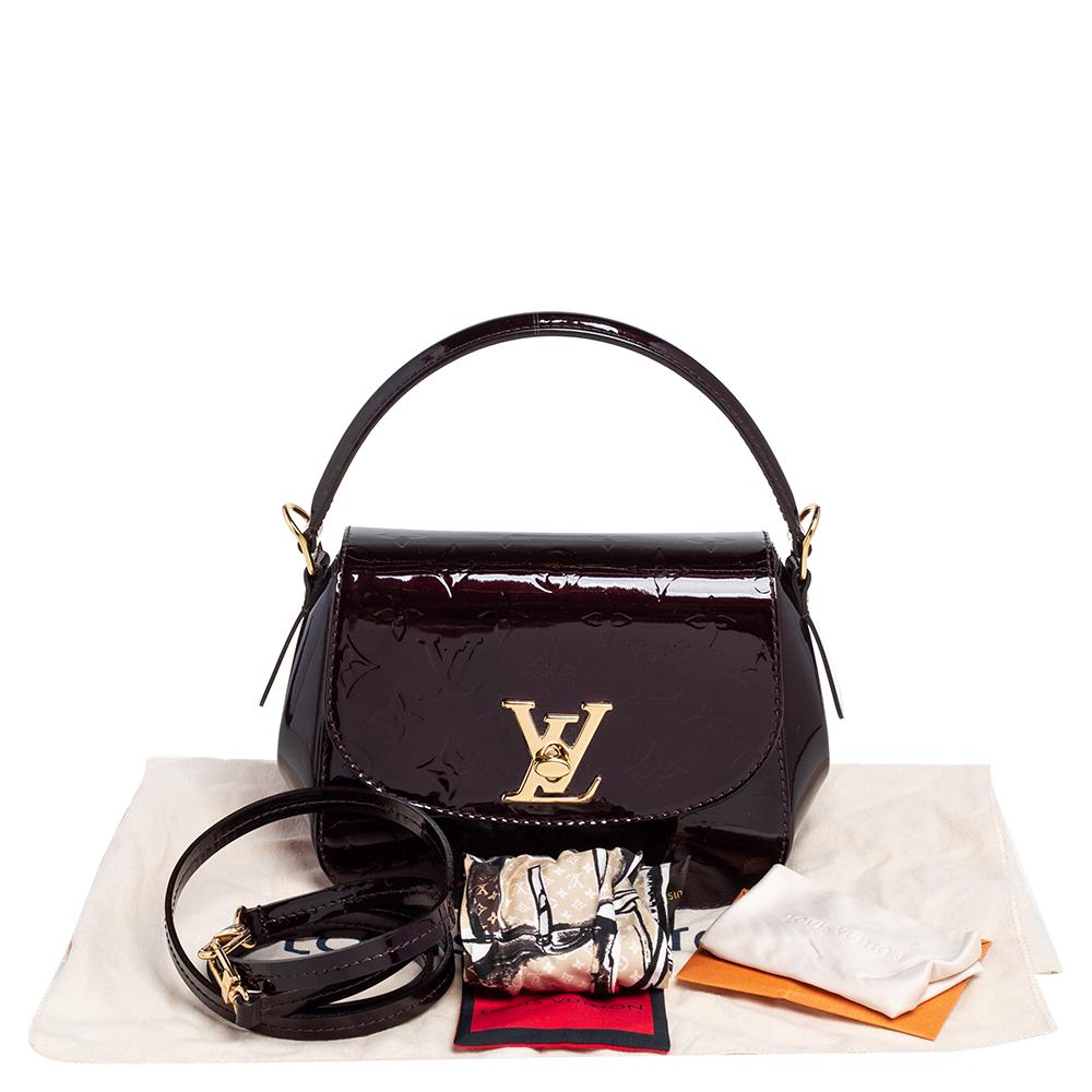 Louis Vuitton Amarante Monogram Vernis Pasadena Bag 8