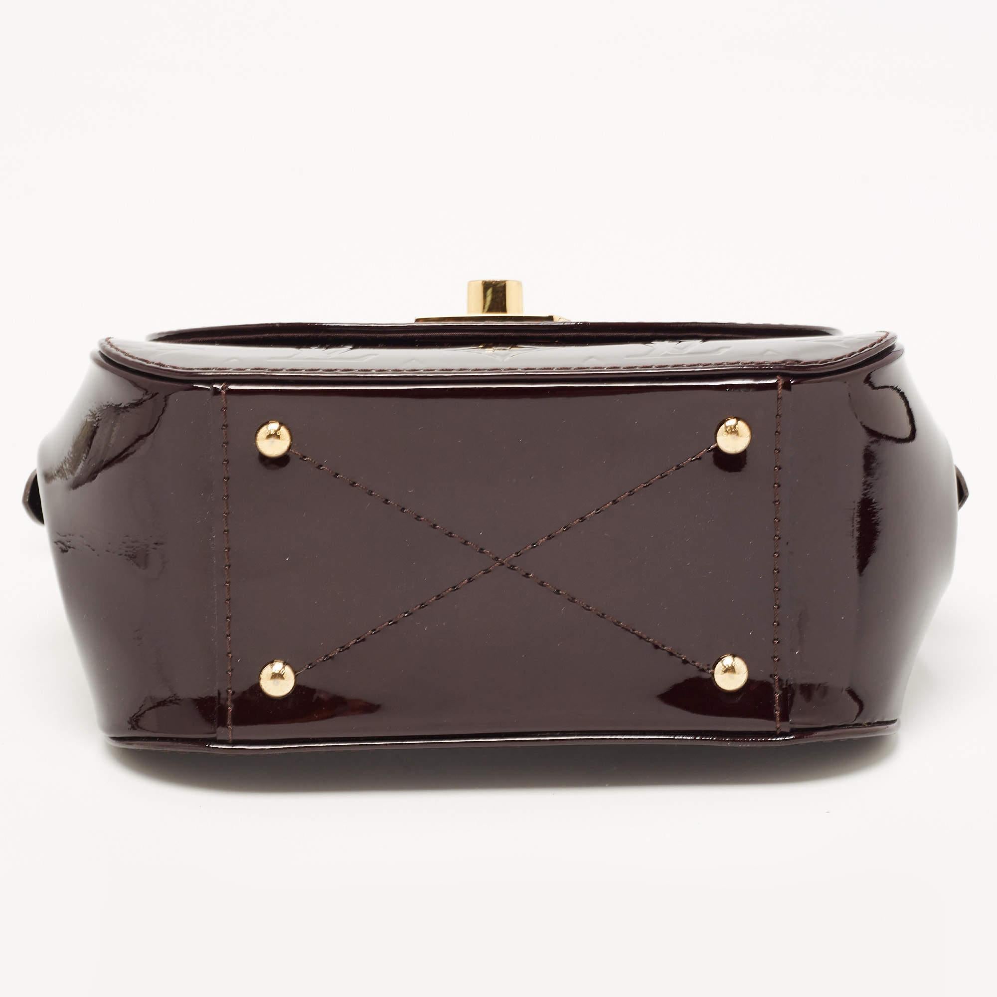 Louis Vuitton Amarante Monogram Vernis Pasadena Bag 1