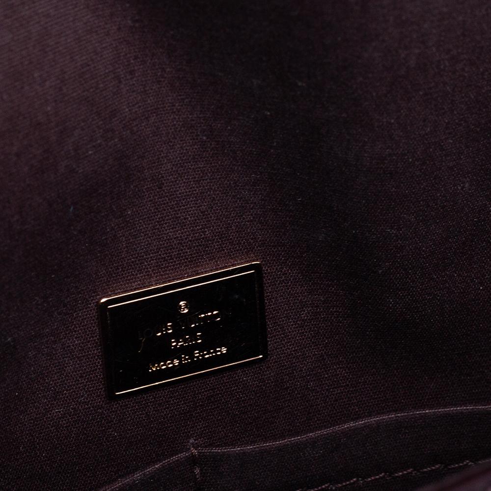 Louis Vuitton Amarante Monogram Vernis Pasadena Bag 2
