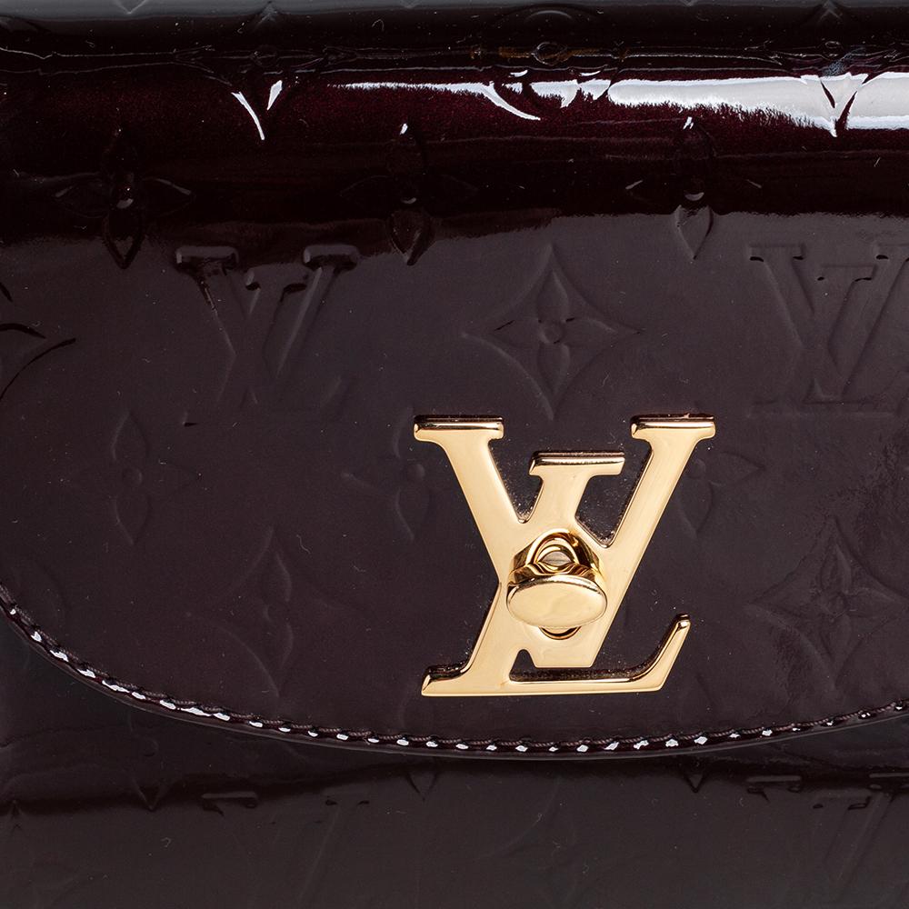 Louis Vuitton Amarante Monogram Vernis Pasadena Bag 3