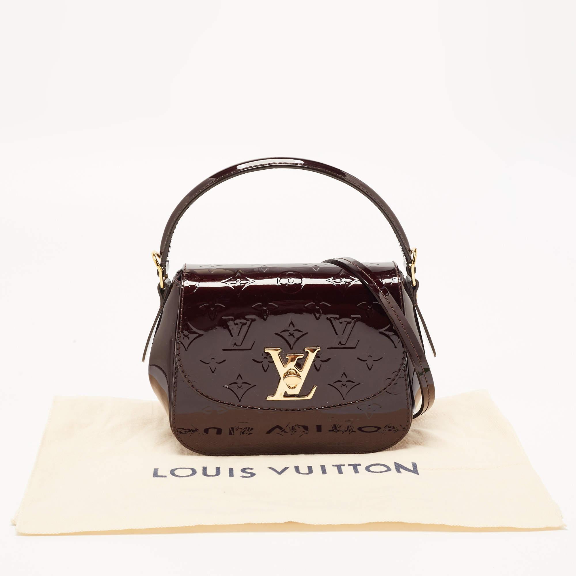 Louis Vuitton Amarante Monogram Vernis Pasadena Bag 4