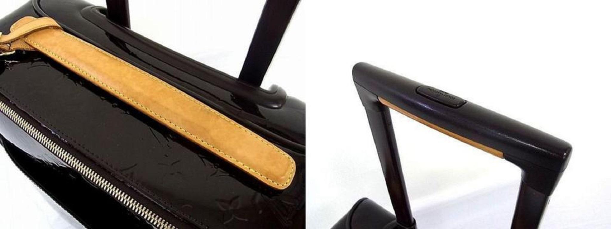 Louis Vuitton Amarante Monogram Vernis Pegase 45 Rolling Luggage 240168 1