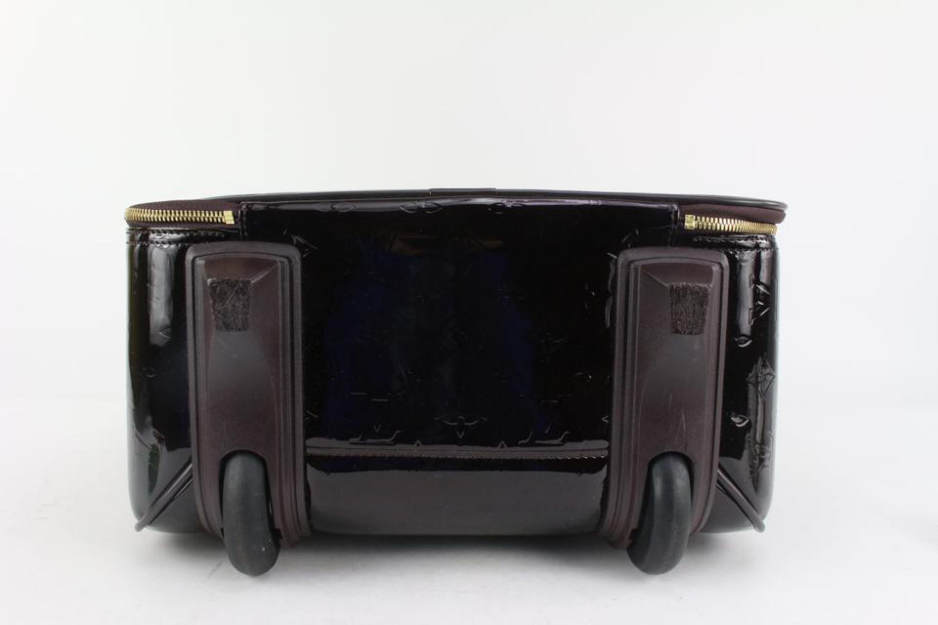 Louis Vuitton Amarante Monogram Vernis Pegase 45 Rolling Trolley Luggage1122lv19 5
