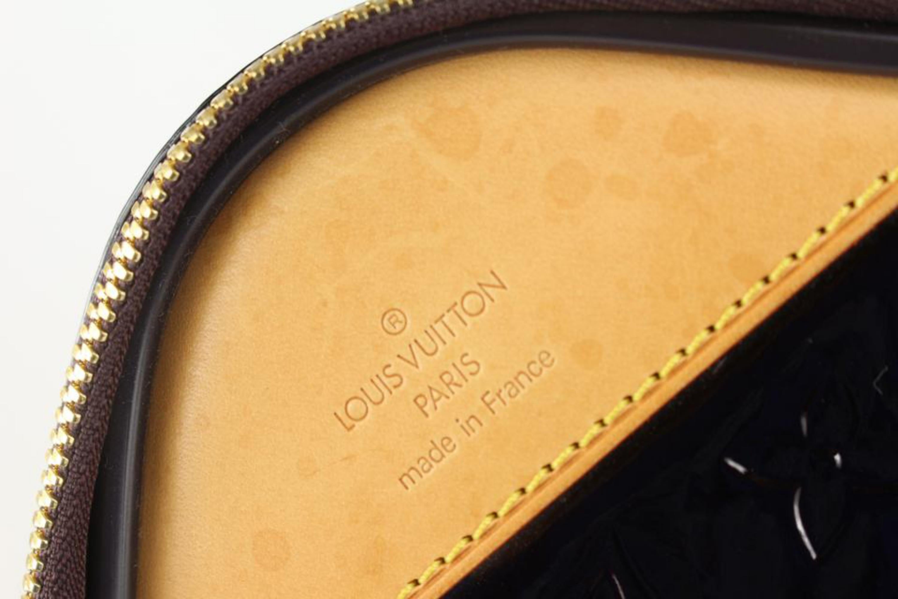 Women's Louis Vuitton Amarante Monogram Vernis Pegase 45 Rolling Trolley Luggage1122lv19