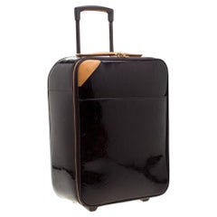 Louis Vuitton Amarante Monogram Vernis Pegase 45 Rolling Trolley Luggage1122lv19