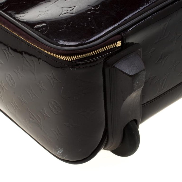 Louis Vuitton Amarante Monogram Vernis Pegase 45 Suitcase Louis Vuitton