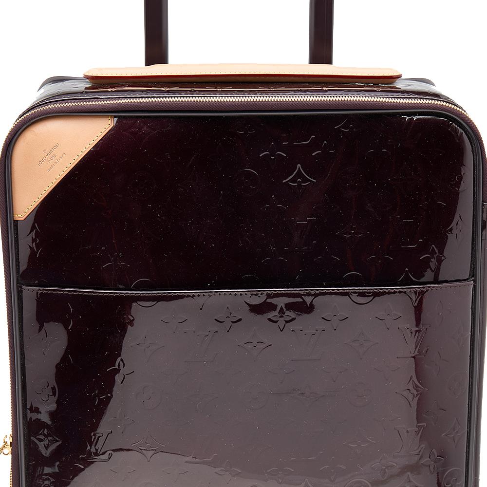 Louis Vuitton Amarante Monogram Vernis Pegase 45 Suitcase 2