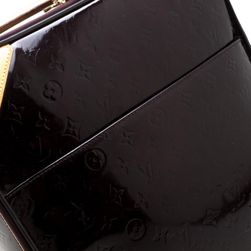 Louis Vuitton Amarante Monogram Vernis Pegase 45 Suitcase 4