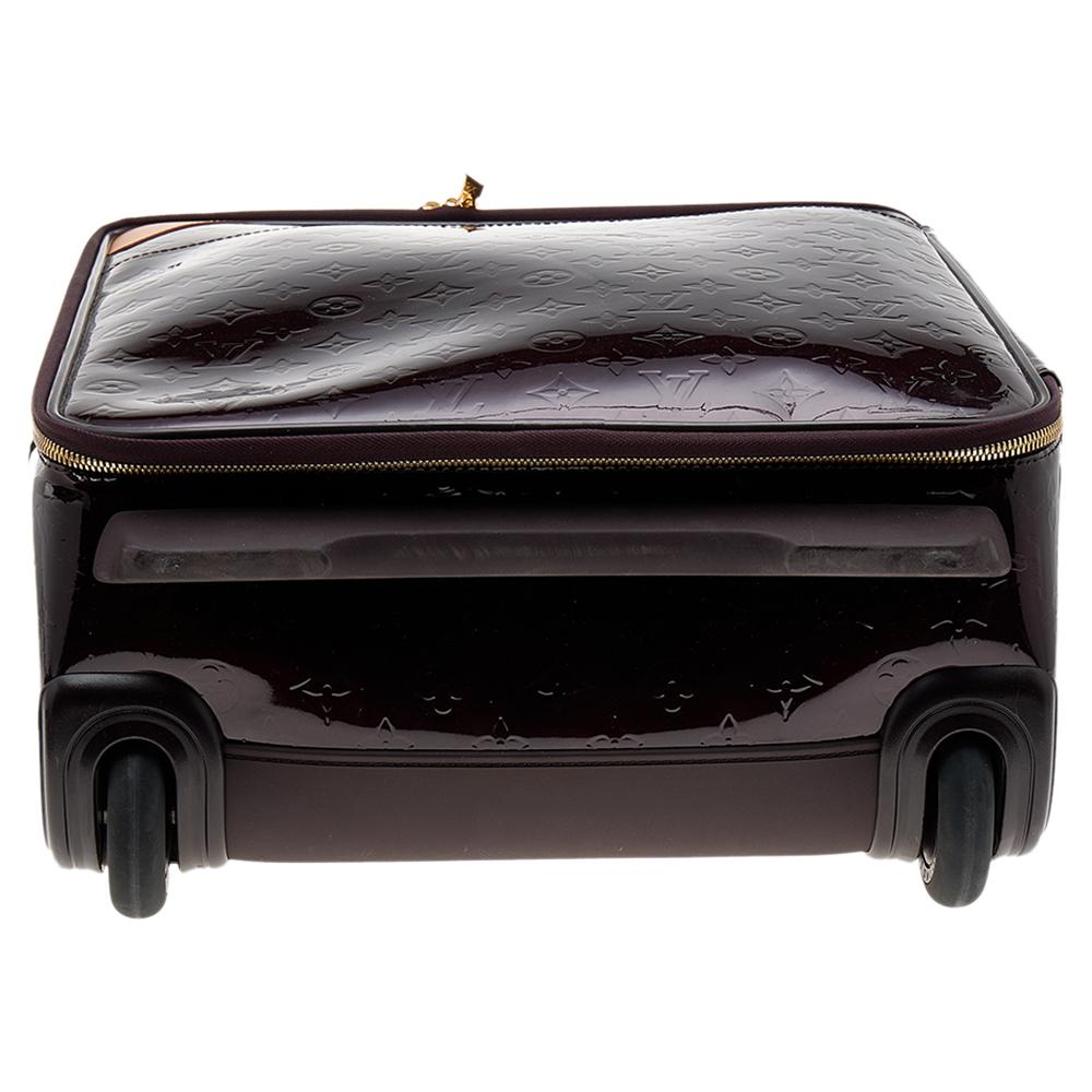 Louis Vuitton Amarante Monogram Vernis Pegase 45 Suitcase 3