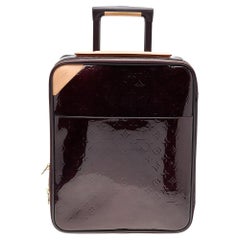Louis Vuitton Amarante Monogram Vernis Pegase 45 Suitcase