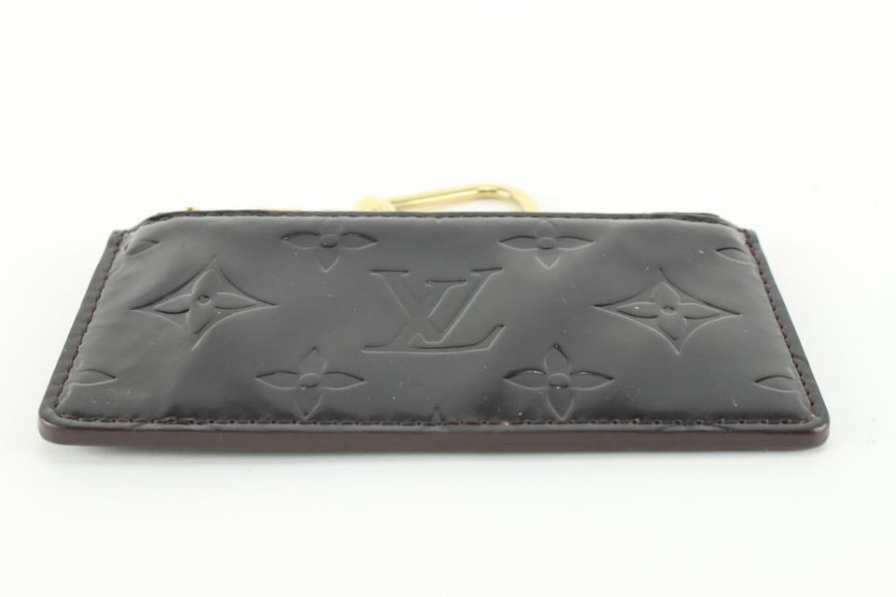 Louis Vuitton Amarante Monogram Vernis Pochette Cles Key Pouch 94lk822s 3