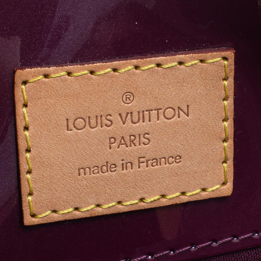 Louis Vuitton Amarante Monogram Vernis Reade PM Bag 4