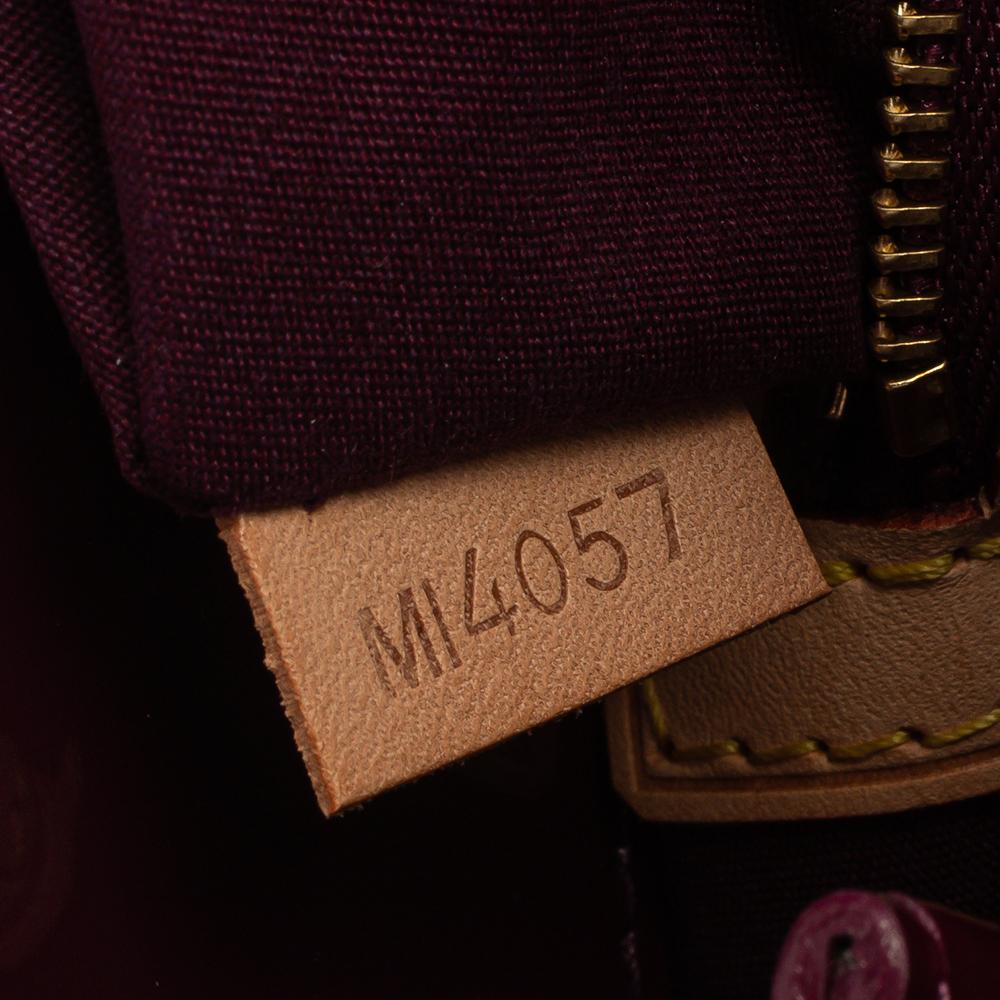 Black Louis Vuitton Amarante Monogram Vernis Reade PM Bag