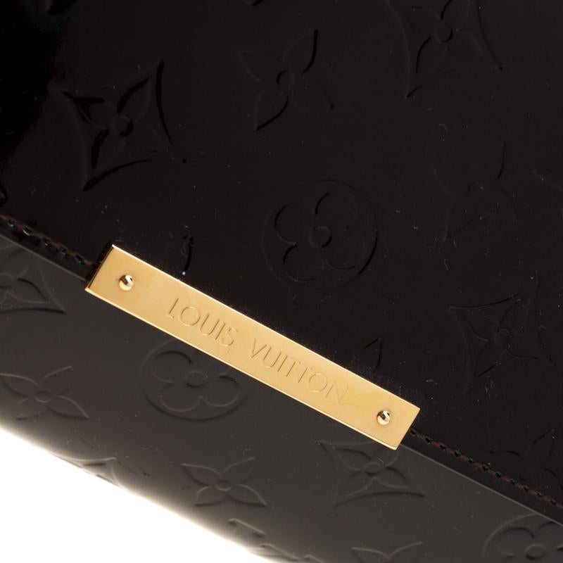 Louis Vuitton Amarante Monogram Vernis Robertson Clutch 2