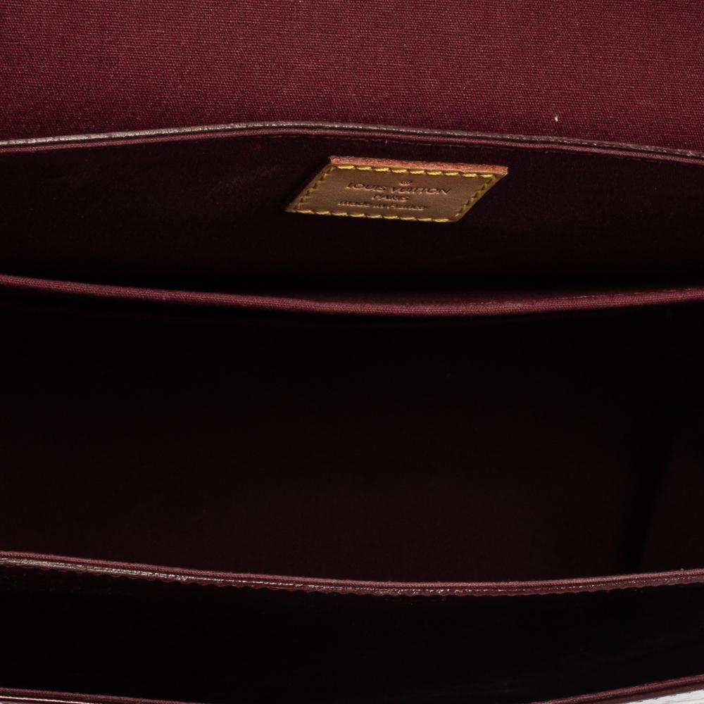 Louis Vuitton Amarante Monogram Vernis Romaine Bag 5