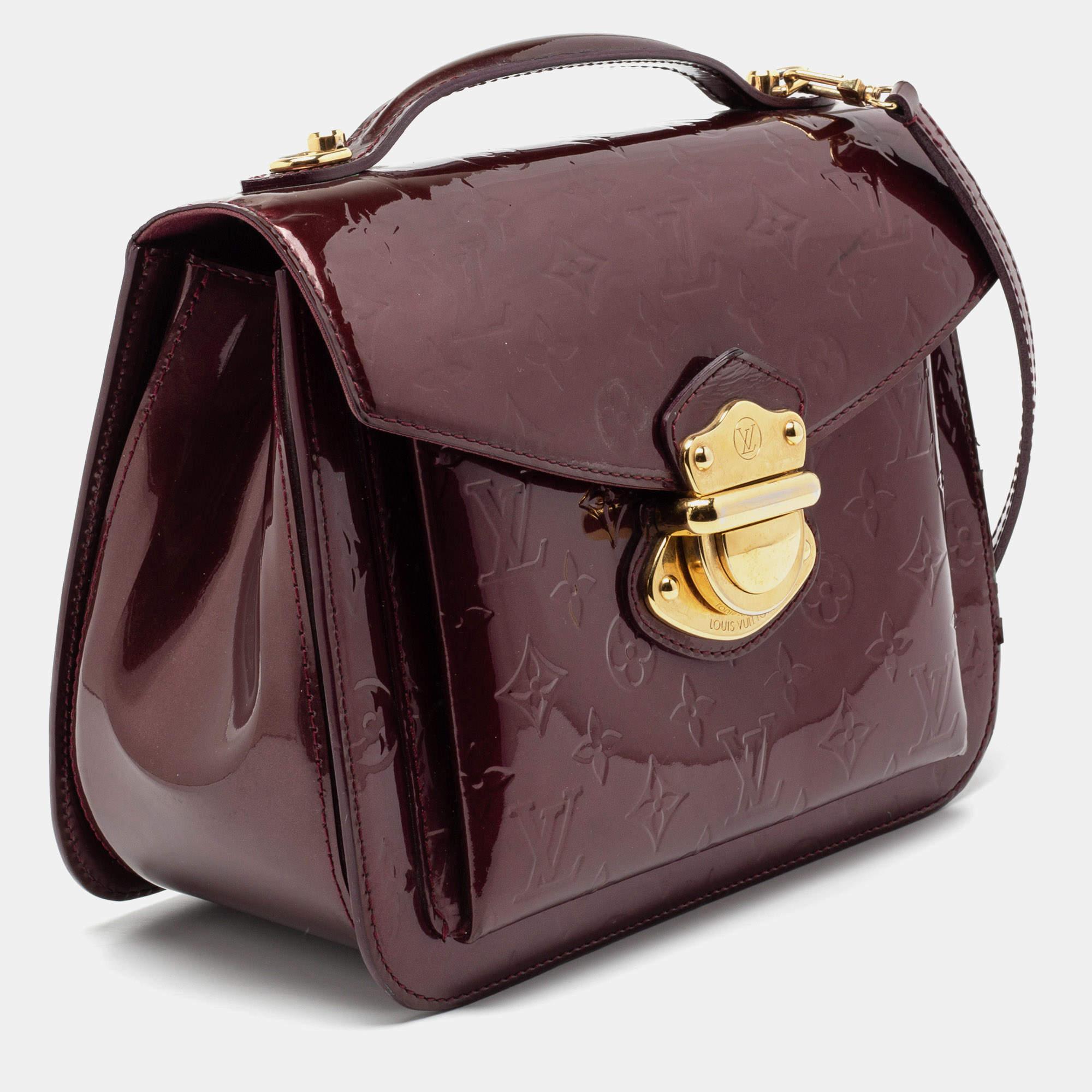 Louis Vuitton Amarante Monogram Vernis Romaine Bag 2