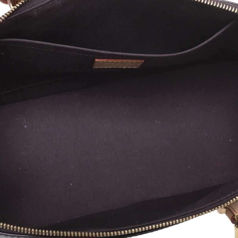 Louis Vuitton Amarante Monogram Vernis Rosewood Avenue Bag 3