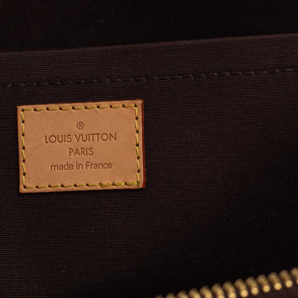Black Louis Vuitton Amarante Monogram Vernis Rosewood Avenue Bag