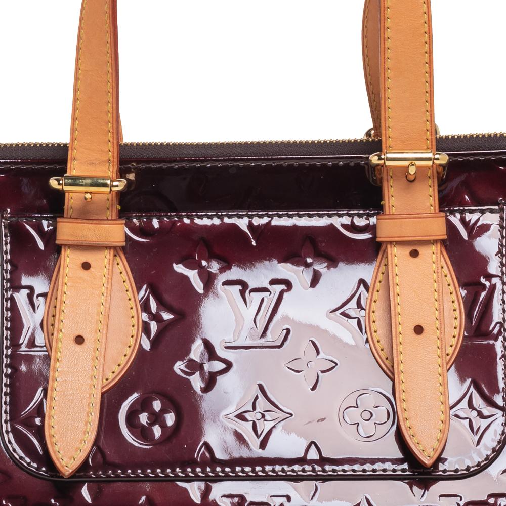 Women's Louis Vuitton Amarante Monogram Vernis Rosewood Avenue Bag