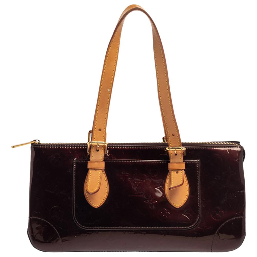 Louis Vuitton Amarante Monogram Vernis Rosewood Avenue Bag