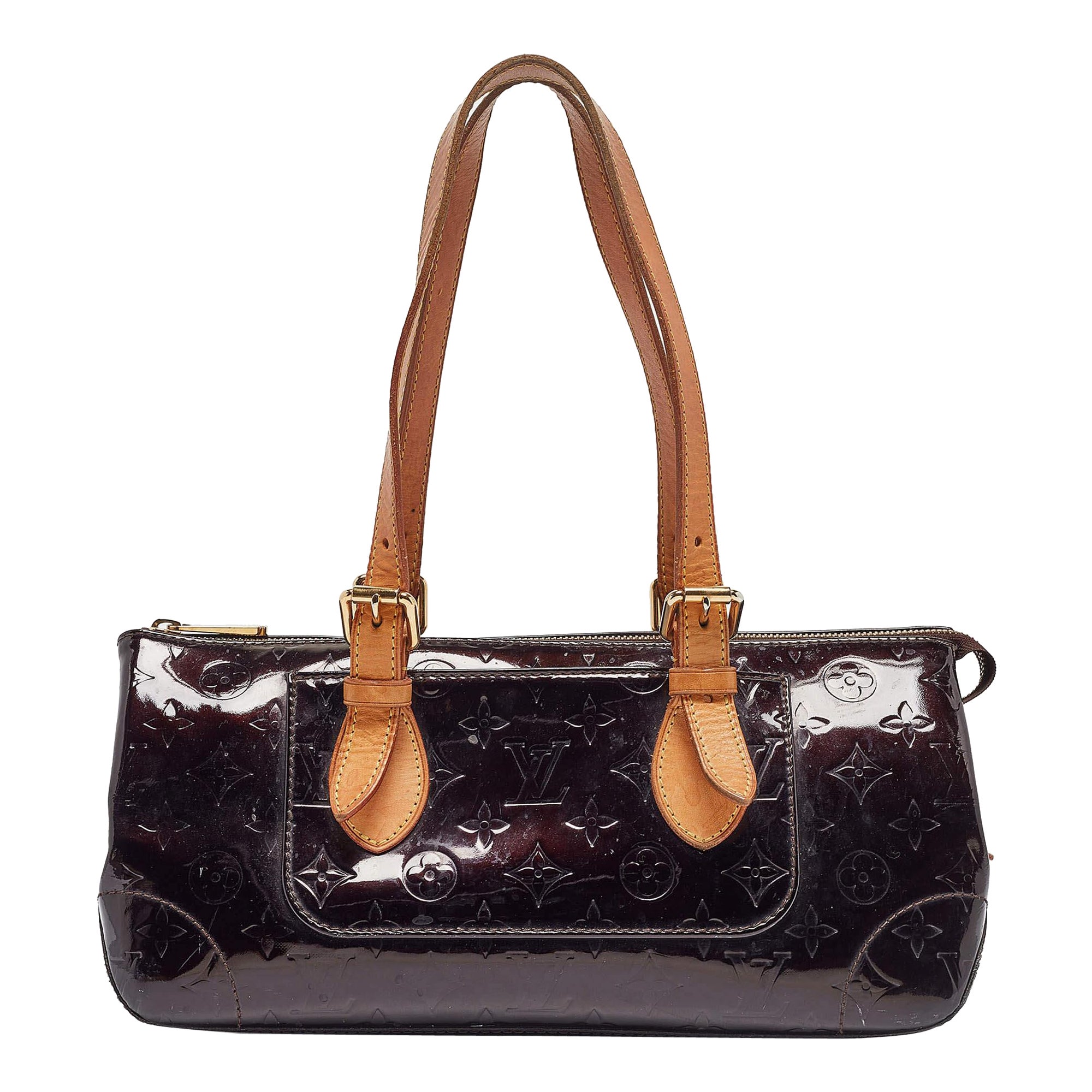Louis Vuitton Amarante Monogram Vernis Rosewood Avenue Bag