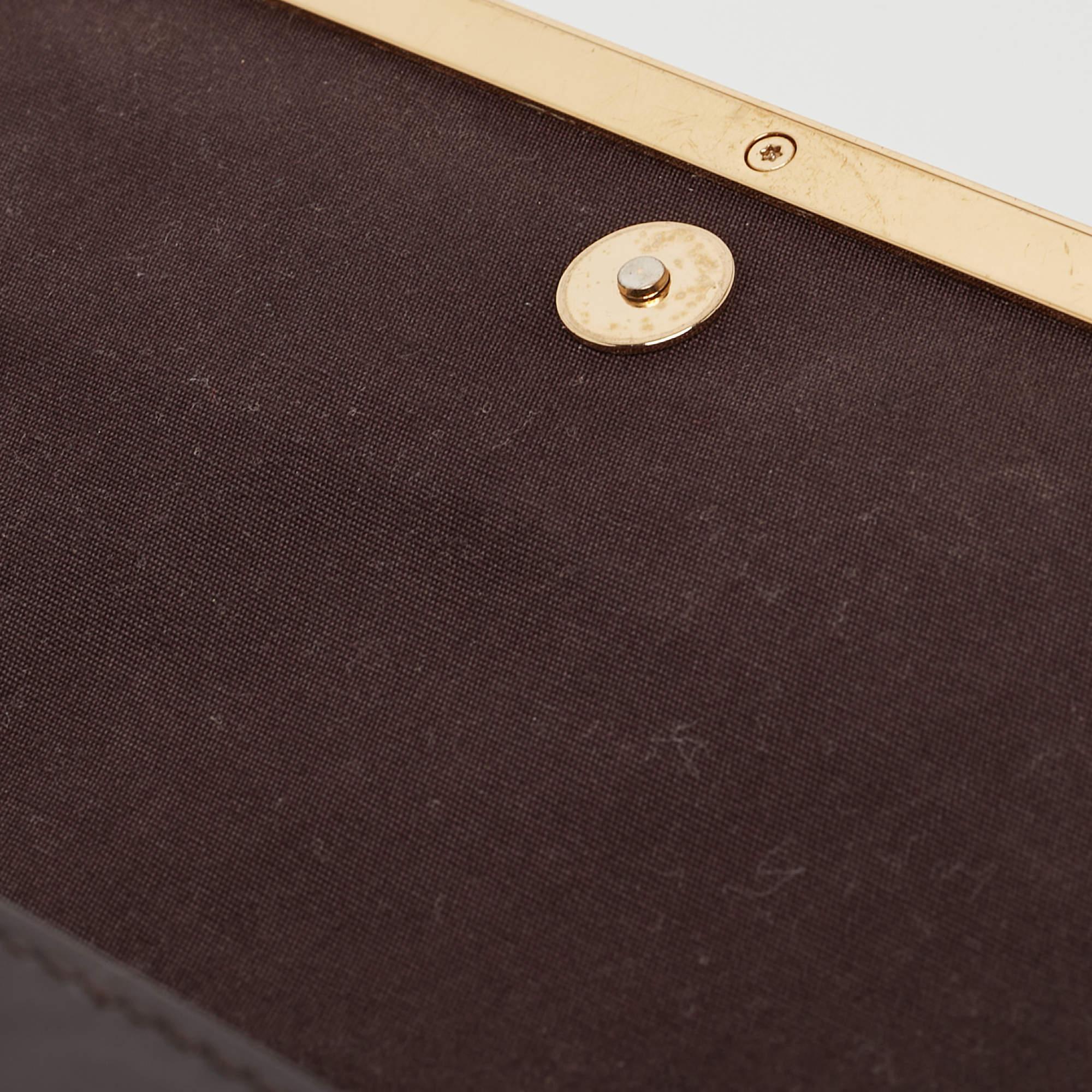 Louis Vuitton Amarante Monogram Vernis Rossmore MM Bag 10