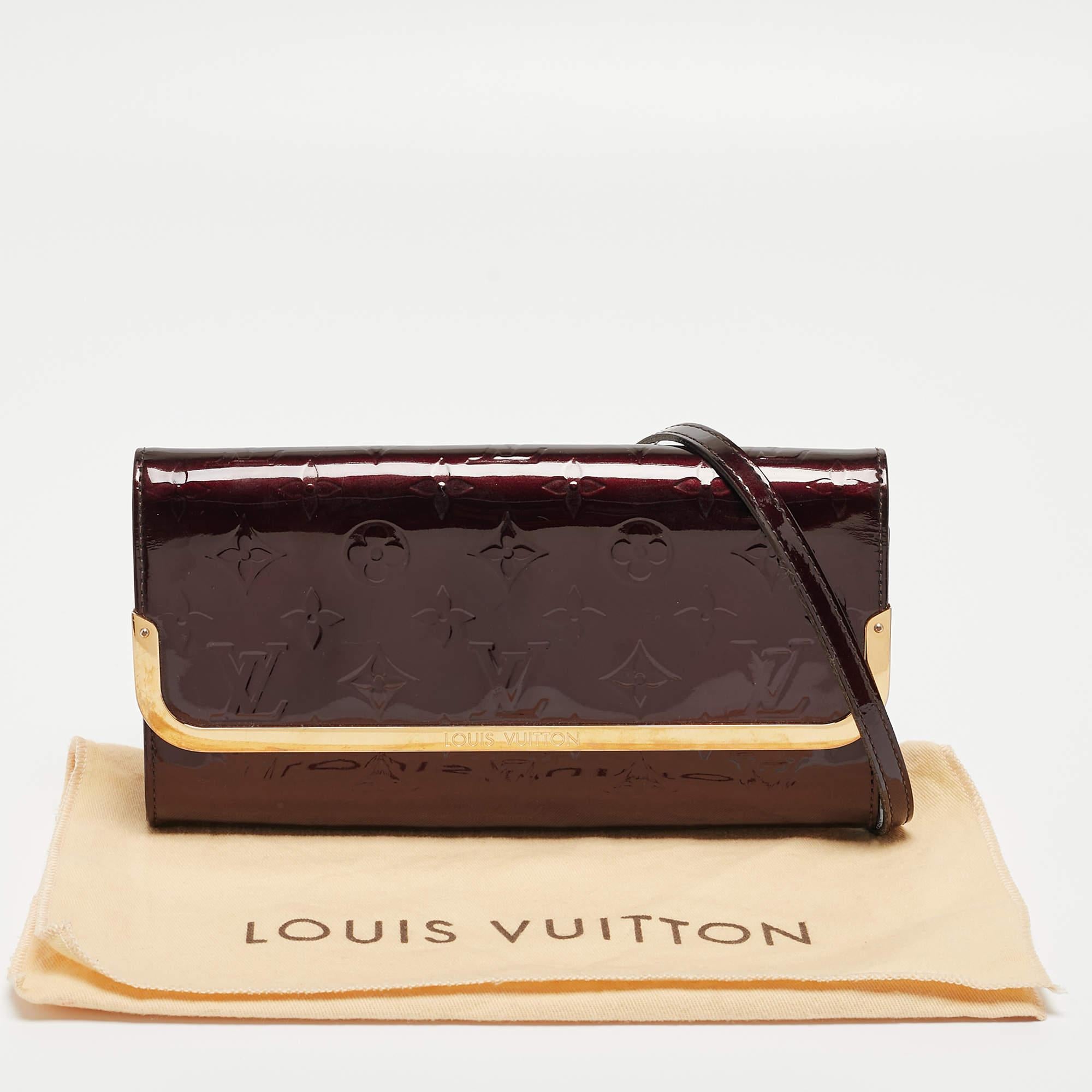 Louis Vuitton Amarante Monogram Vernis Rossmore MM Bag 13