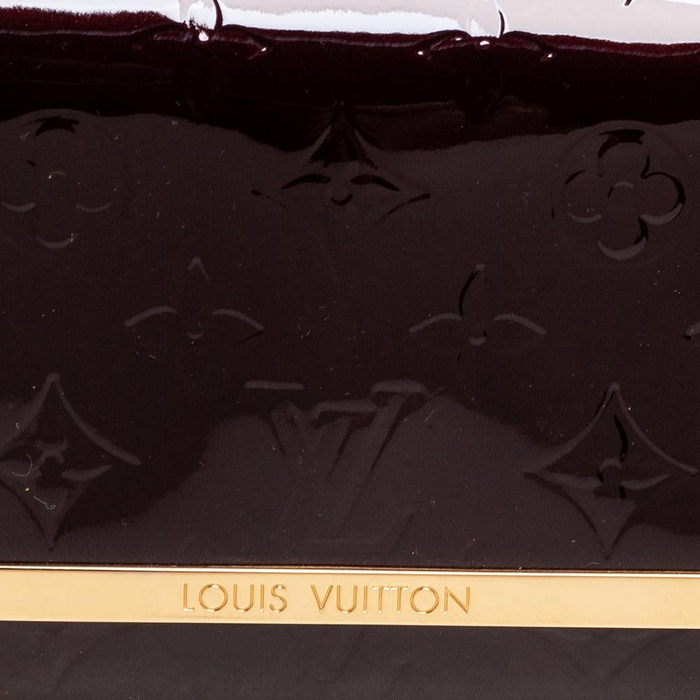 Louis Vuitton Amarante Monogram Vernis Rossmore MM Bag 3