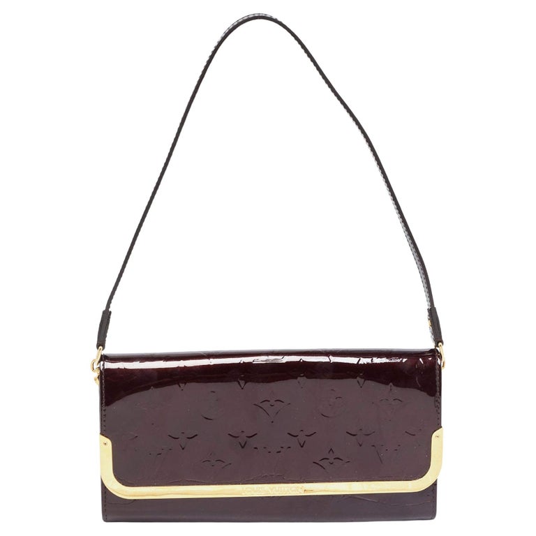 LOUIS VUITTON Purple Vernis Leather Wilshire PM For Sale at 1stDibs