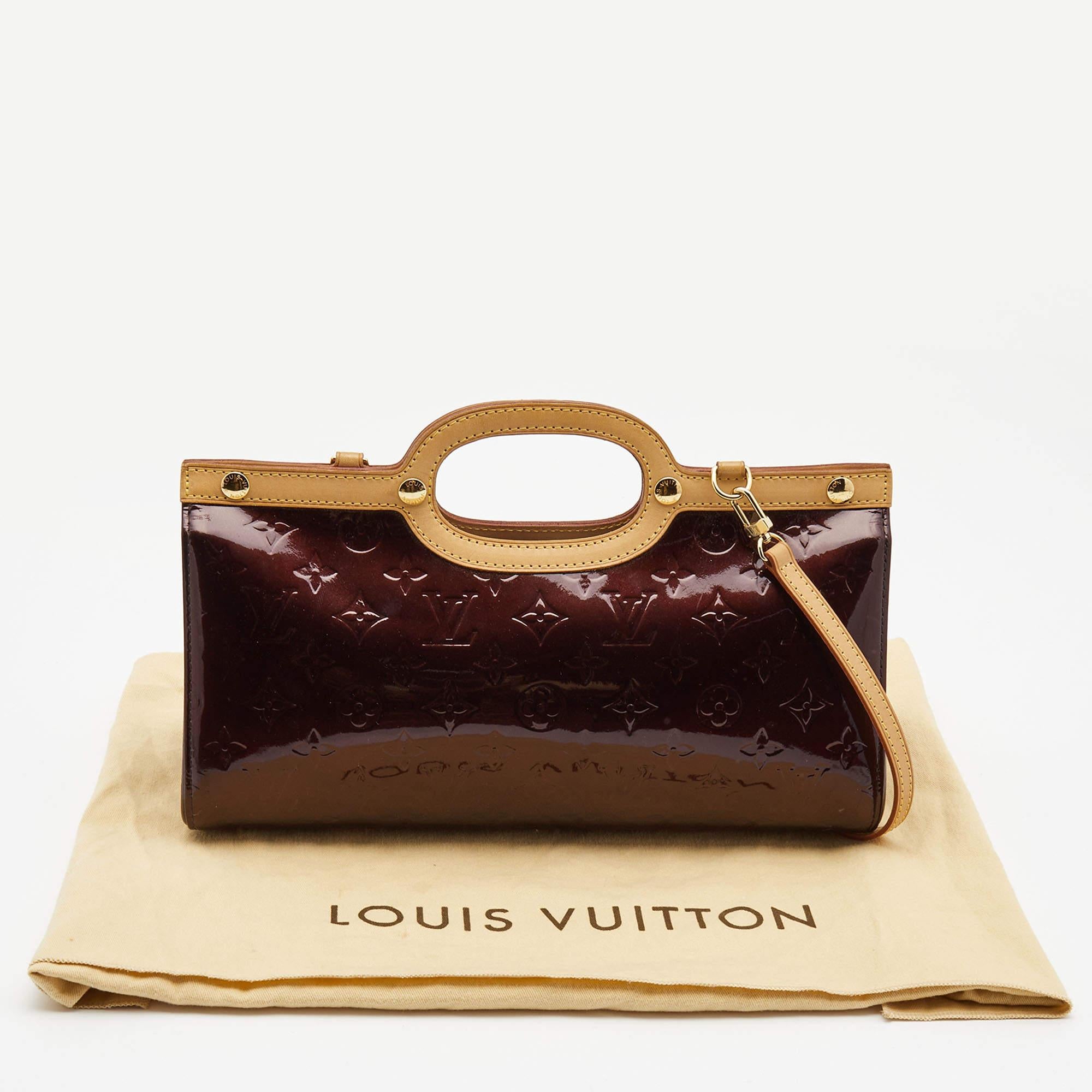 Louis Vuitton Amarante Monogram Vernis Roxbury Drive Bag 6