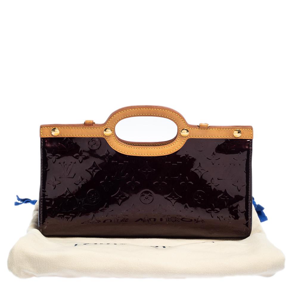 Louis Vuitton Amarante Monogram Vernis Roxbury Drive Bag 7