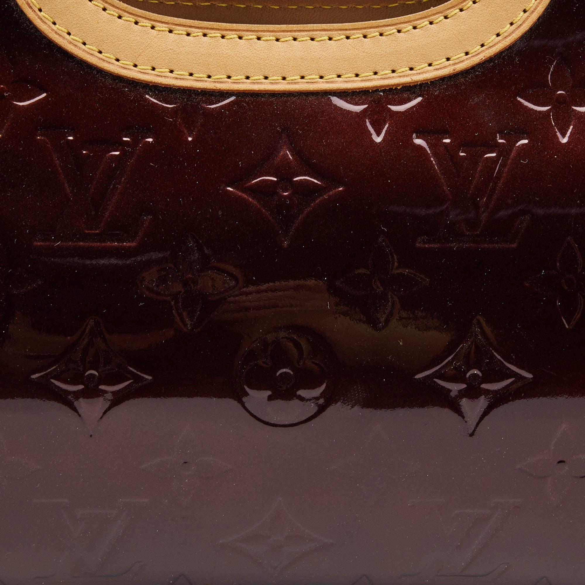Louis Vuitton Amarante Monogram Vernis Roxbury Drive Bag 3