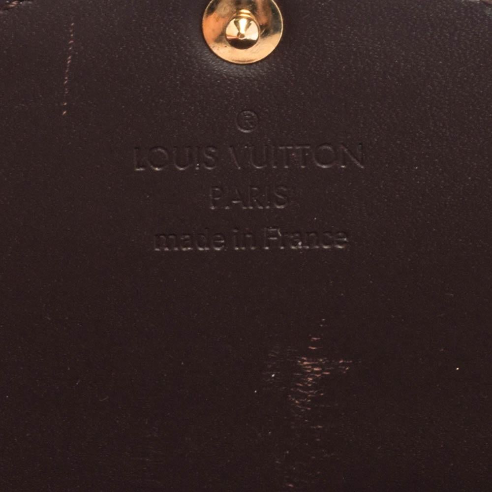 Louis Vuitton Amarante Monogram Vernis Sarah Wallet 1