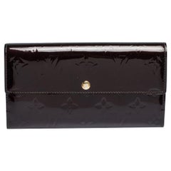 Louis Vuitton Amarante Monogram Vernis Sarah Wallet