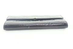 Louis Vuitton Amarante Monogram Vernis Sarah Wallet Long 4LVS105K