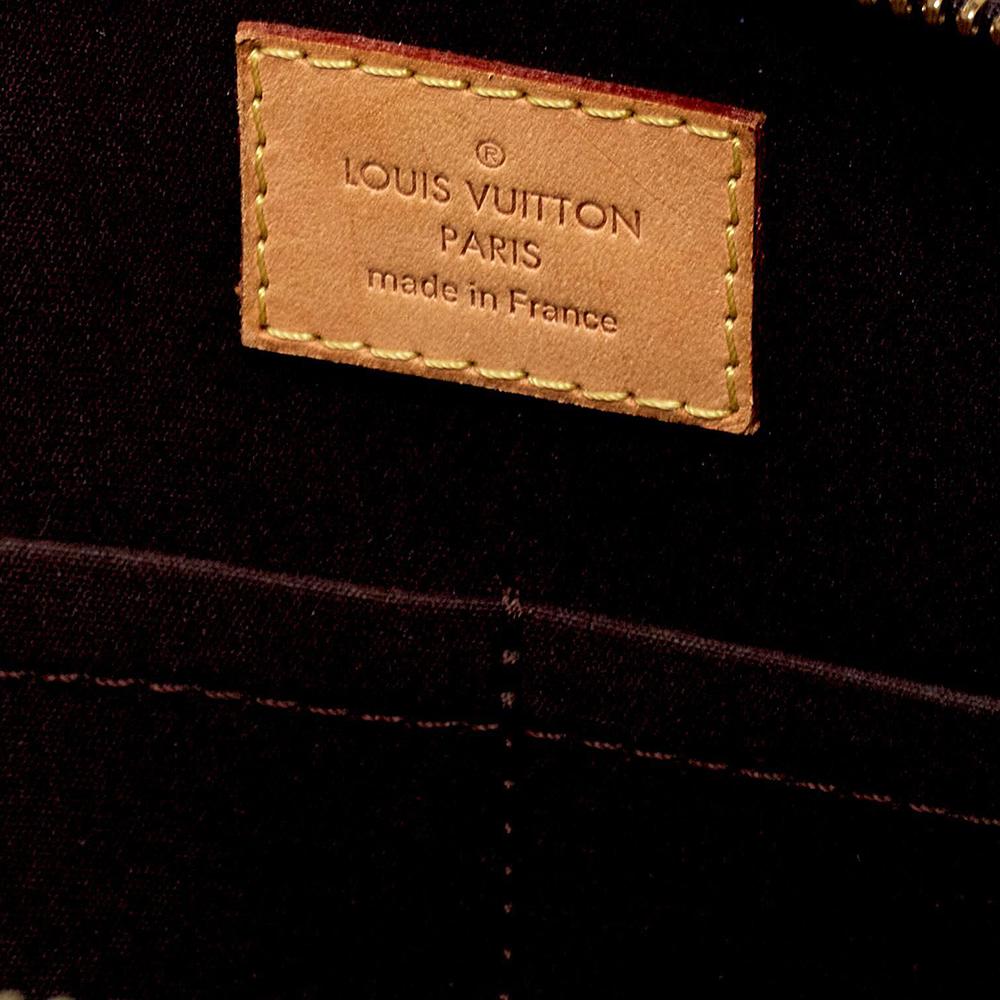 Louis Vuitton Amarante Monogram Vernis Sherwood GM Bag 2