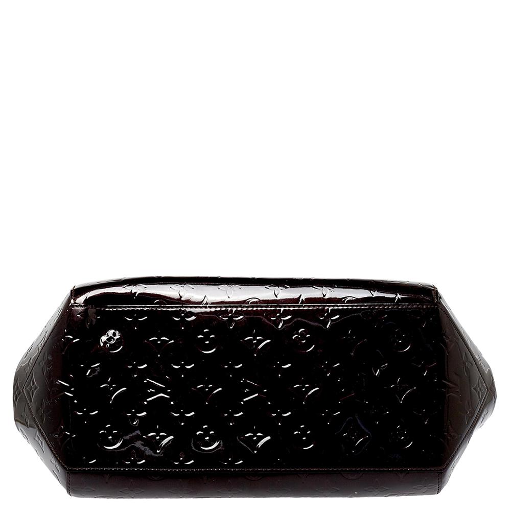 Louis Vuitton Amarante Monogram Vernis Sherwood GM Bag 3