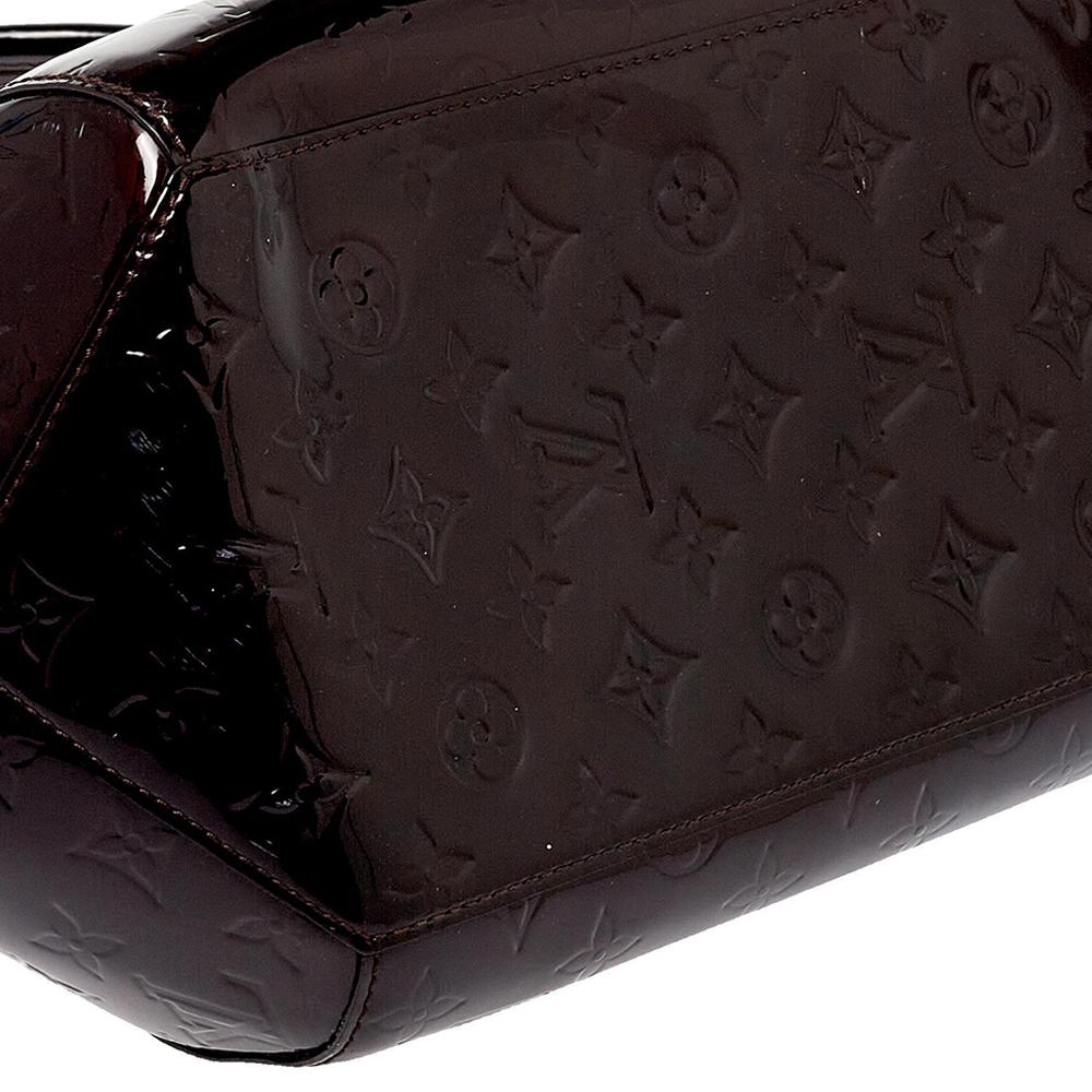Louis Vuitton Amarante Monogram Vernis Sherwood GM Bag 4