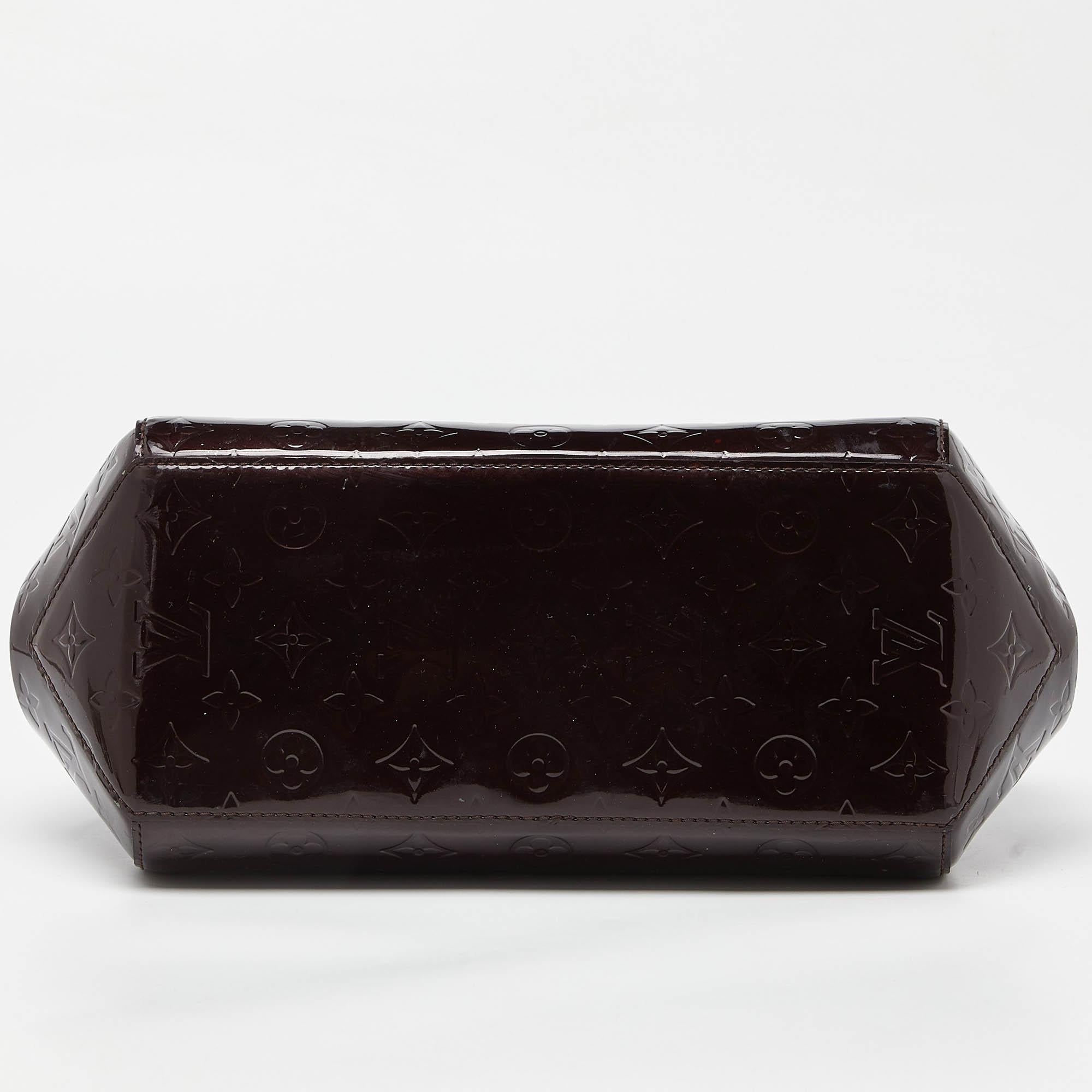 Louis Vuitton Amarante Monogram Vernis Sherwood PM Bag 1