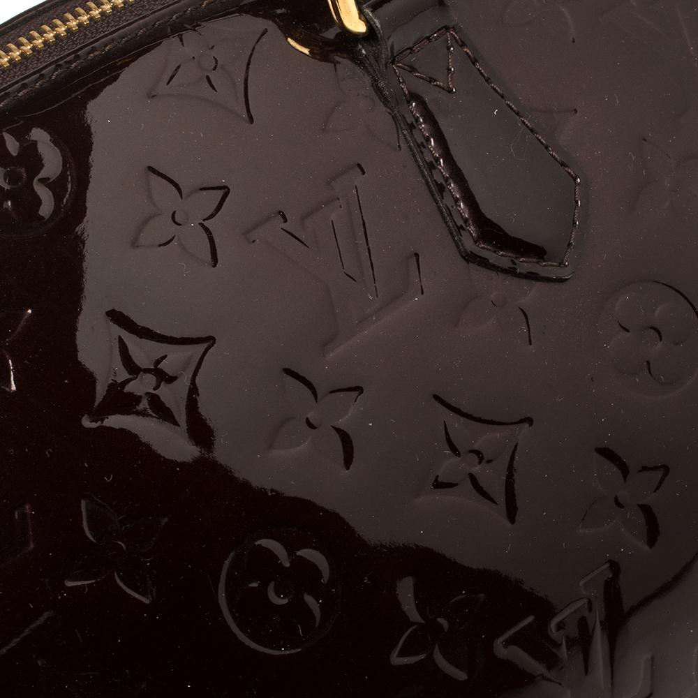 Louis Vuitton Amarante Monogram Vernis Sherwood PM Bag 1