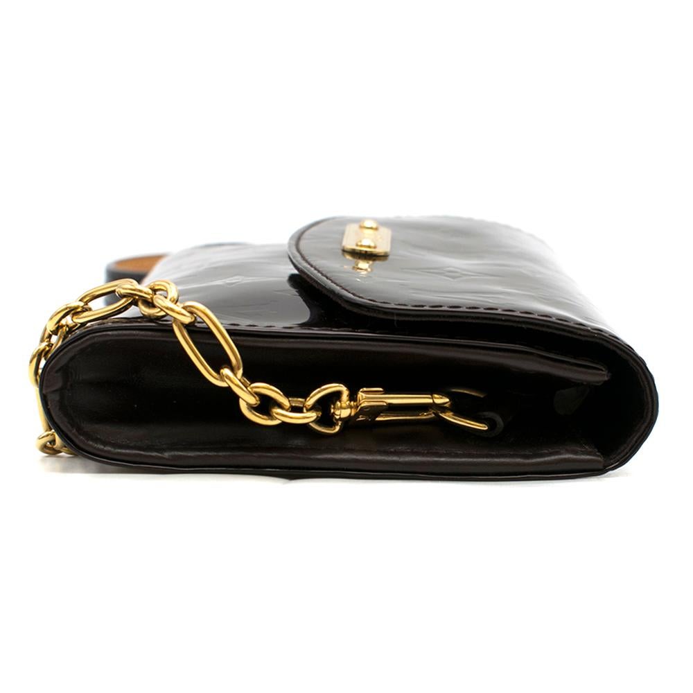Louis Vuitton Amarante Monogram Vernis Sunset Boulevard Bag	 In Excellent Condition For Sale In London, GB
